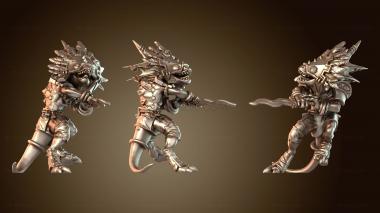 3D модель Drull Skinkstar NoPelt Waveknife (STL)