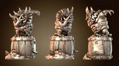 3D модель Пьяный карлик-гной в маске (STL)