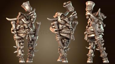 3D модель Пьяный карлик-гной, демон на ходулях (STL)