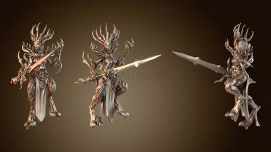 3D модель Дриада-матриарх Герой PB Sword Bold (STL)