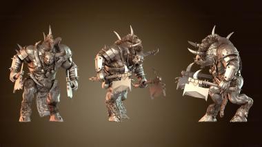3D модель Двойные топоры Twinblades (STL)