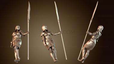 3D модель Dungeo Men GG Soldier Female (STL)