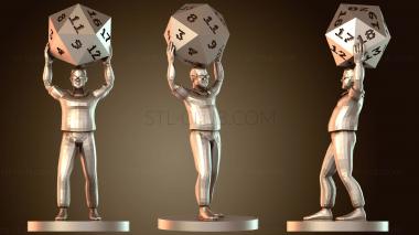 3D модель Мастер подземелий в очках Мини (STL)