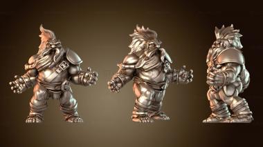 3D модель Гном в броне (STL)