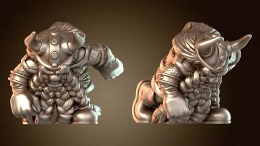 3D модель Гном мрачный (STL)