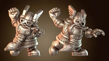 3D модель Гном-ветеран (STL)