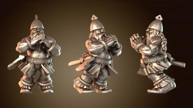 3D модель Элитный расчет артиллерии гномов (STL)