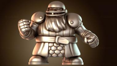 3D модель Гном-блокировщик о (STL)