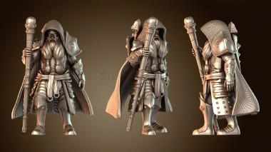 3D модель Персонаж игрока-гнома-клирика (STL)