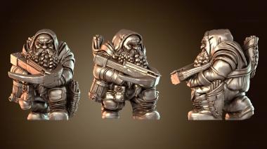 3D модель Гномий арбалетчик (STL)
