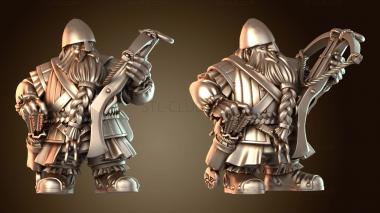 3D модель Ветеран отряда арбалетчиков-гномов (STL)