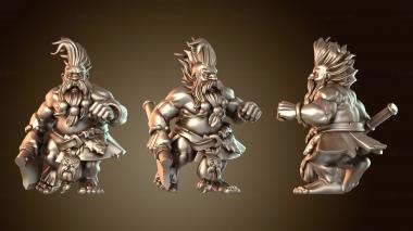 3D модель ГНОМ-ИСКАТЕЛЬ СМЕРТИ свирепый (STL)