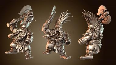 3D модель ГНОМ-ОХОТНИК ДЕМОНОВ (STL)