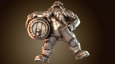 3D модель Гном Пьяный шумный (STL)