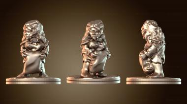 3D модель Карликовая самка, несущая мешок (STL)