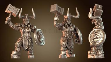 3D модель Гномий женский танк (STL)