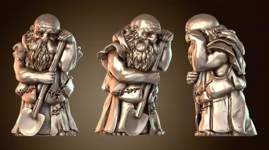 3D модель Гномья женщина-сельчанка, нежная (STL)