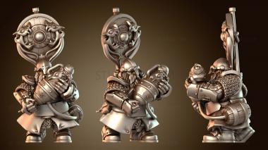 3D модель ГНОМ-ОГНЕПЛЕЦ БАННЕРМЕН (STL)