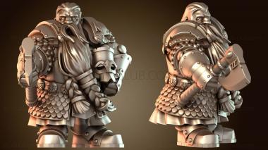 3D модель КАПИТАН ГНОМОВ-ХУСКАРЛОВ (STL)