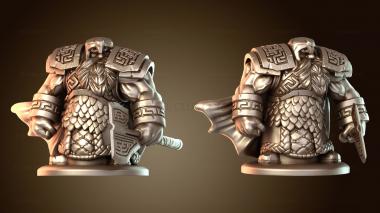 3D модель Гномья пехота Гномья смелая (STL)