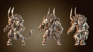 3D модель Гном Кашан Минотавр (STL)