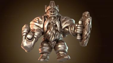 3D модель Король гномов и его стражники (STL)