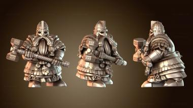 3D модель Отряд королевской гвардии гномов (STL)