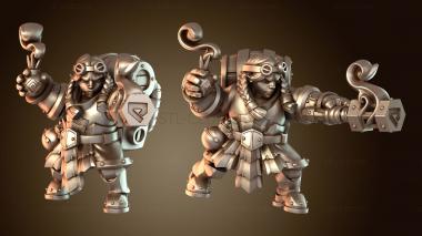 3D модель Гном-лавовый инженер (STL)