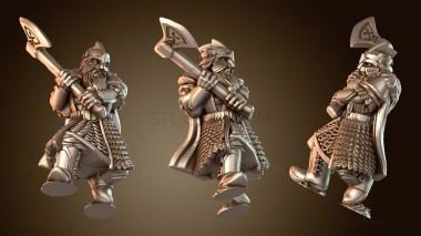 3D модель Карликовый мужчина сильный (STL)