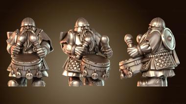 3D модель ГНОМ-СТРЕЛОК-МУЗЫКАНТ (STL)