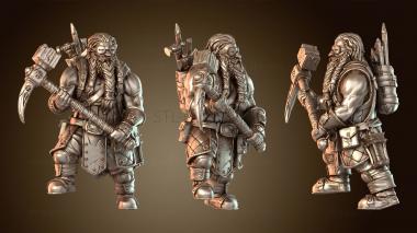 3D модель Гном-шахтер (STL)