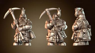 3D модель ГНОМЫ-ШАХТЕРЫ (STL)
