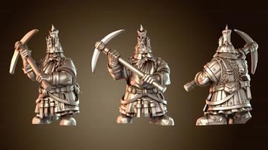 3D модель DWARF MINERS MINER прочный (STL)
