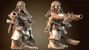 3D модель ГНОМ-ПИРАТ смелый (STL)