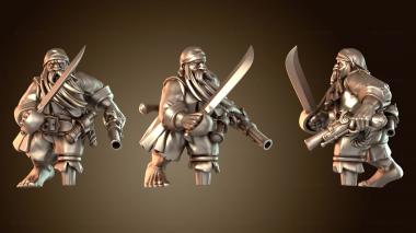 3D модель ГНОМ-ПИРАТ хитрый (STL)