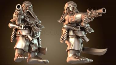 3D модель ГНОМ-ПИРАТ молодой (STL)