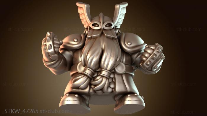 Military Гном-панчер мускулистый