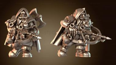 3D модель ГНОМ-РЕЙНДЖЕР АРБАЛЕТЧИК прочный (STL)