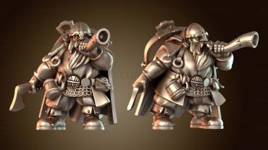 3D модель ГНОМ-РЕЙНДЖЕР-МУЗЫКАНТ (STL)
