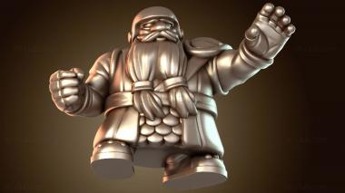 3D модель Гном-бегун бдительный (STL)