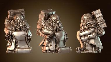3D модель Гном-писец (STL)