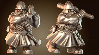 3D модель Экипаж осадных машин гномов (STL)