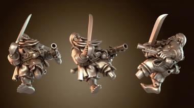 3D модель Худой карлик-пират (STL)
