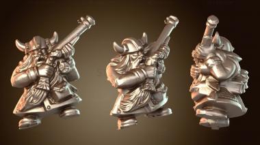 3D модель Гном-громовержец Ксениал (STL)
