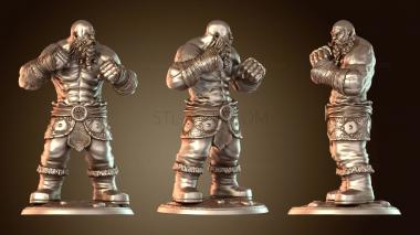 3D модель Карликовые близнецы-боксеры интенсивные (STL)