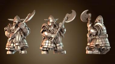 3D модель ГНОМ-ВЕТЕРАН ВЕТЕРАН ОБОИХ ЛЕЗВИЙ (STL)