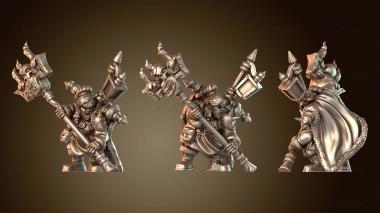 3D модель Гном Чернокнижник Черный (STL)