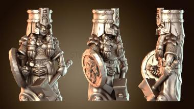 3D модель Гном-воин-стоик (STL)