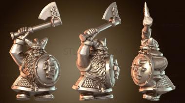 3D модель Верный гном-воин (STL)
