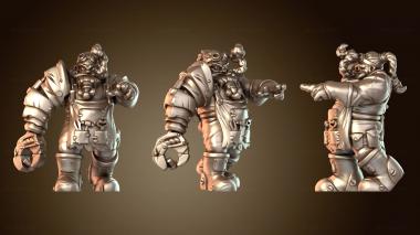 3D модель Гном-инженер (STL)